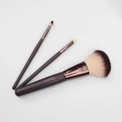 professional maange makeup wooden handle cosmetic brush set