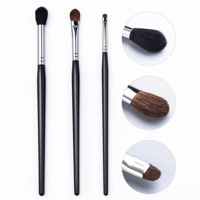 High Quality Amazon Hottest Private Label 3pcs one set Makeup Eye Brush